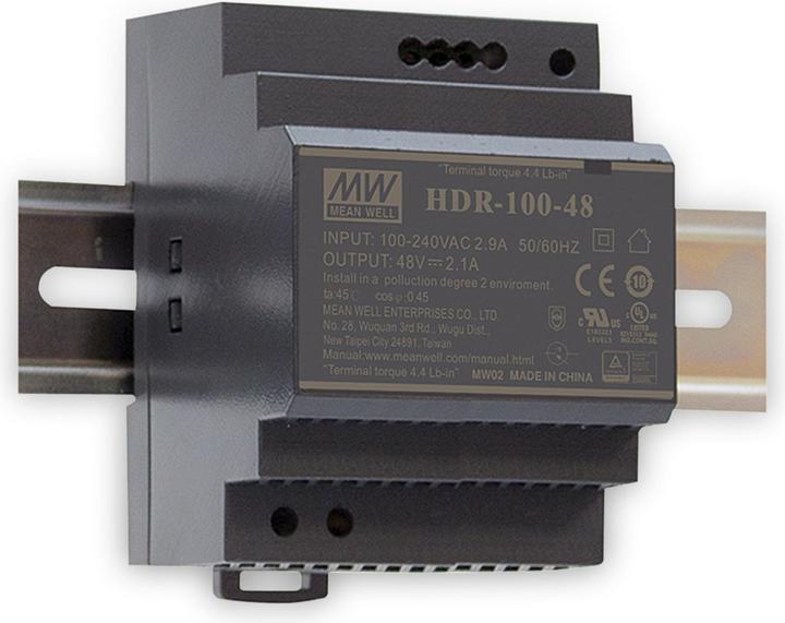 Produktbild MeanWell Hutschienen Netzteil (DIN Rail) 24 V/DC 3.83 A 92 W 1 x