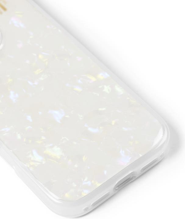 Productafbeelding iDeal Of Sweden iPhone 16 Pro Gepareld Hoesje - Wit (Apple iPhone 16 Pro)
