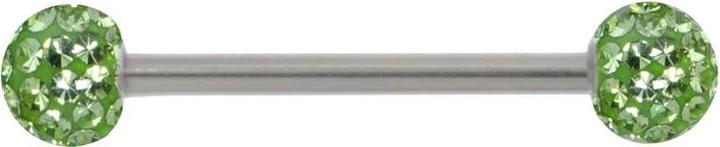 Bijouteria Zungenpiercing (Chirurgenstahl 316L, Epoxiharz, Zirkonia)