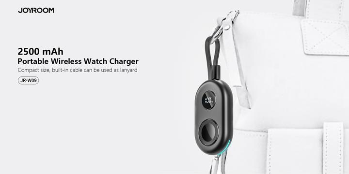 Image du produit Joyroom Chargeur portable 5000 mAh pour appareil mobile et Apple Watch - Noir (5000 mAh, 3 W, 18.50 Wh)