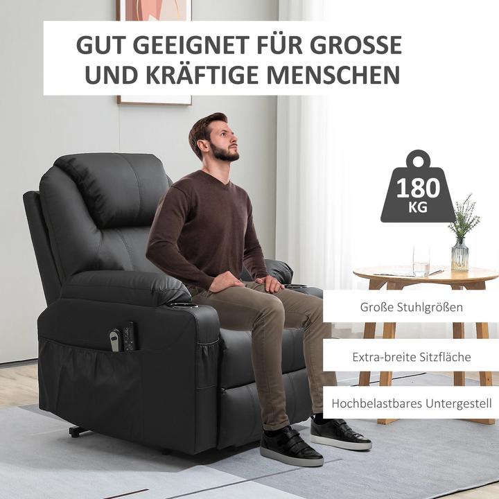 Image du produit Homcom Massagesessel mit Liegefunktion