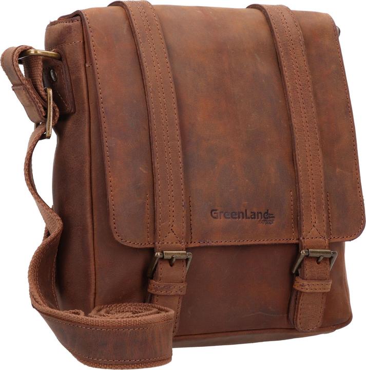 Produktbild Greenland Nature Montenegro Umhängetasche RFID Leder 23 cm