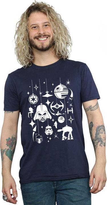 Produktbild Star Wars Christmas Decorations TShirt (M)