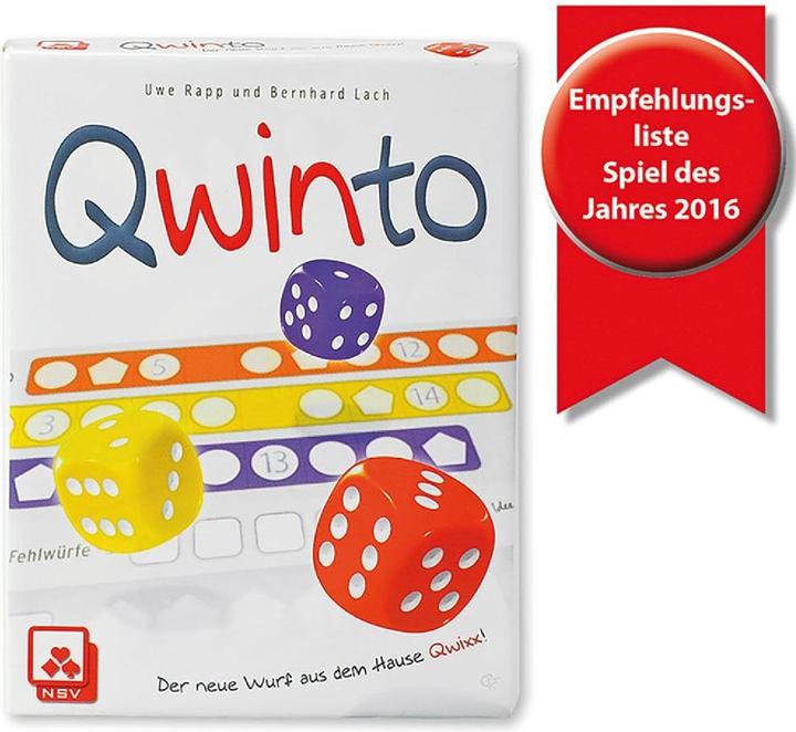 Actual product image NSV Qwinto (German, French, Italian, English)