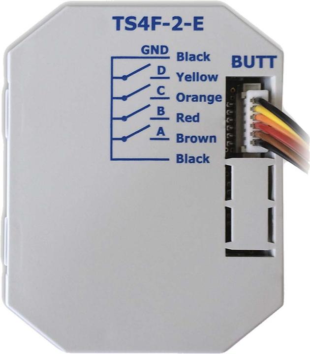 Actual product image Lingg & Janke Push-button interface 79880 for 4 single push-buttons Single wire TS4F-2-