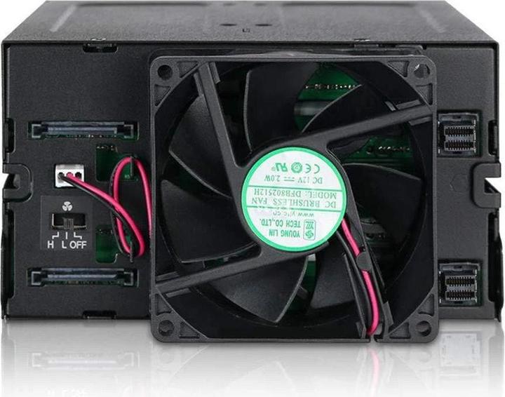 Actual product image Icy Dock removable frame 8x 2.5" MB508SP-B