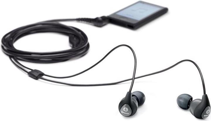 Produktbild Shure In-Ear-Kopfhörer SE112-GR-EFS Grau Schwarz (NC, Kabelgebunden)