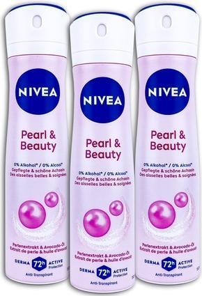 Actual product image NIVEA Deo Spray Pearl & Beauty Anti-Transpirant Deodorant 150ml (Spray, 150 ml)