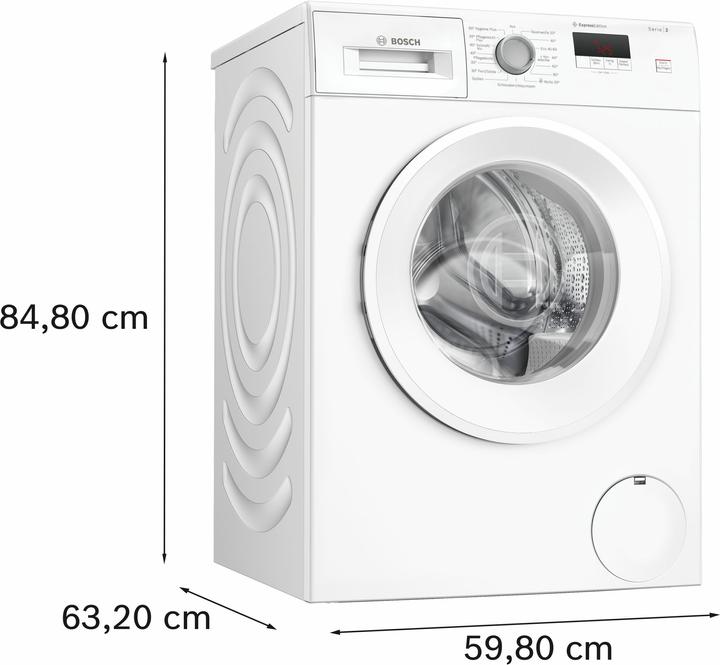 Actual product image Bosch Hausgeräte WGE0241H (7 kg, Left)