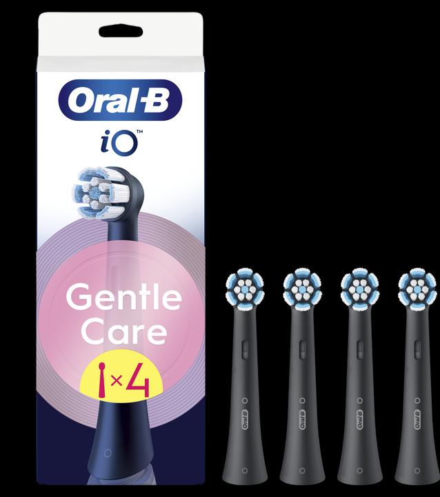 Actual product image Oral-B iO RB SBF-4 GentleCare Black 4-pack