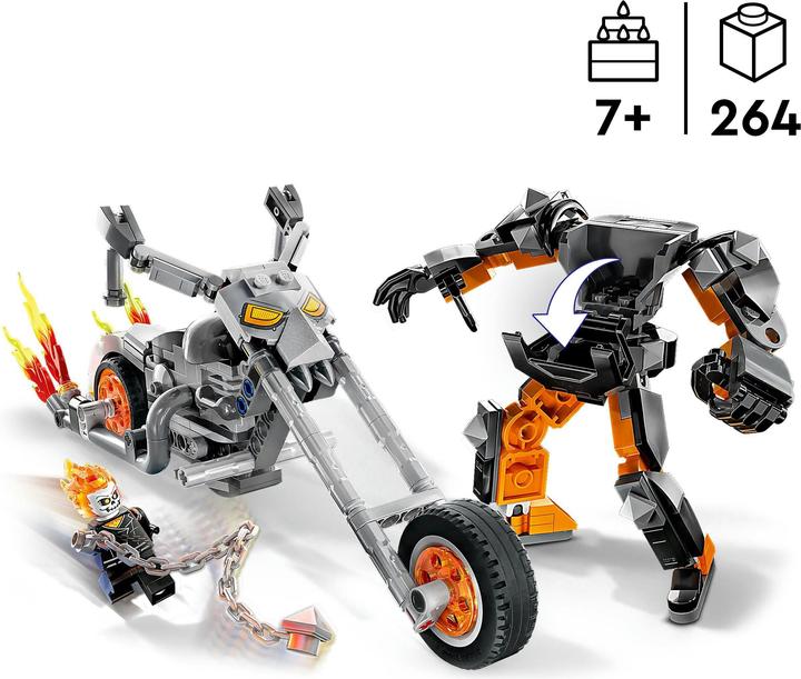 Image du produit LEGO Ghost Rider avec Mech & Bike (76245, LEGO Marvel)
