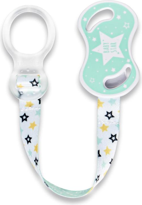 Nuvita Schnullerhalter mit Ring Green Cool (Baby Star) (1 x)