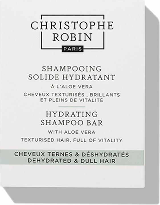 Christophe Robin Hydrating Shampoo Bar with Aloe Vera (100 ml, Solid shampoo)