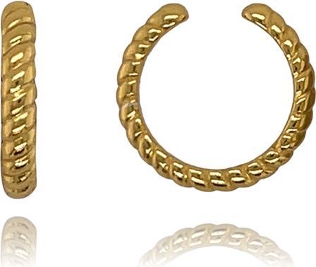 Immagine prodotto Leyda Orecchino Rainuré (Argento 925, placcato oro 750 / oro 18 K)