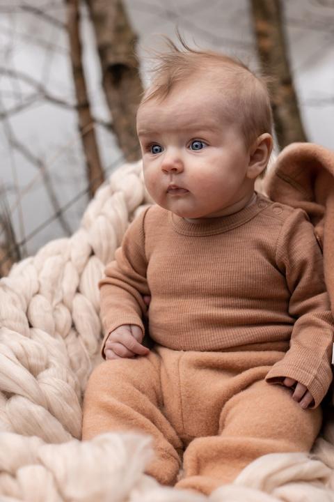 Image du produit CeLaVi Pantalon bébé en laine Harem Macaroon (80)