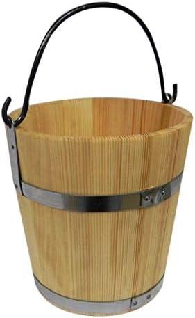 Actual product image Wooden World Wooden bucket with metal ring