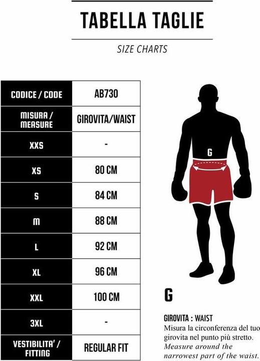 Image du produit Leone Pantalon de kickboxing Basic AB766 (XL)