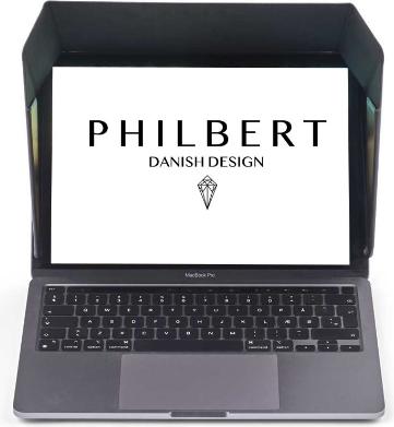 Immagine prodotto Philbert Design Philbert - Parasole e cappuccio per la privacy universale 12-14" Ultra Slim, nero (14")