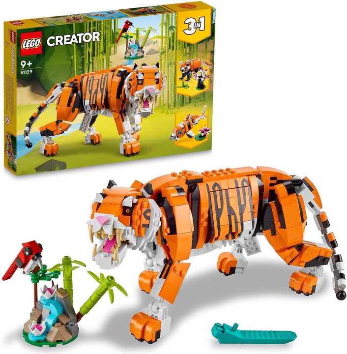Image du produit LEGO Tigre majestueux (31129, LEGO Creator 3-in-1)