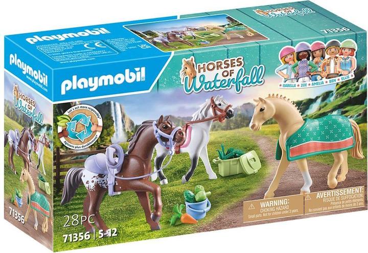 Immagine prodotto Playmobil Terapia equestre e pratica veterinaria (71352, Cavalli Playmobil della cascata)