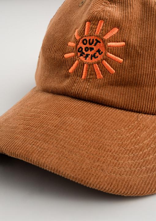 Image du produit Plakativ «Out of Office» Courdroy Cap Camel