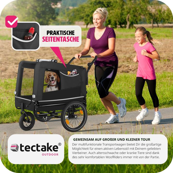 Actual product image tectake Dog Bike Trailer - Multifunctional, Foldable