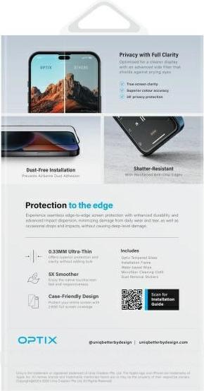 Produktbild Uniq Optix (1 Stück, Apple iPhone 16 Pro Max)