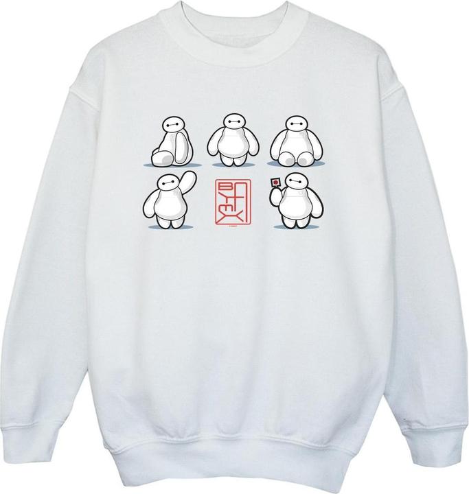 Actual product image Disney Boys Big Hero 6 Baymax Many Poses Sweatshirt (140, 146)