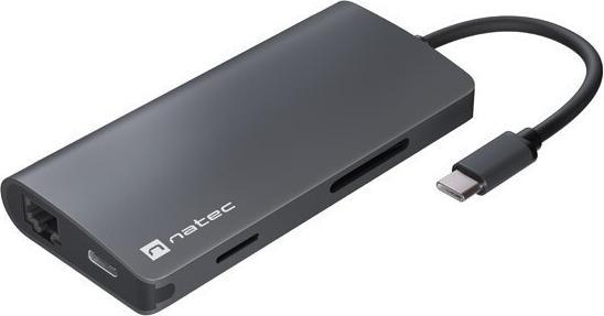 Actual product image Genesis HUB USB-C 8 IN 1 FOWLER 2 3X USB 3.0 HUB HDMI 4K USB-C (USB-C, 8 Ports)
