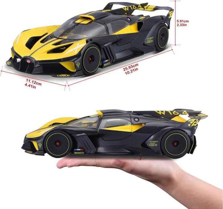 Actual product image Bburago Bugatti Bolide