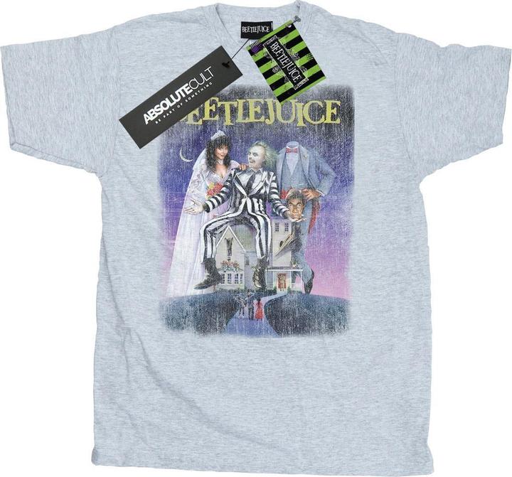 Beetlejuice Distressed Poster TShirt
