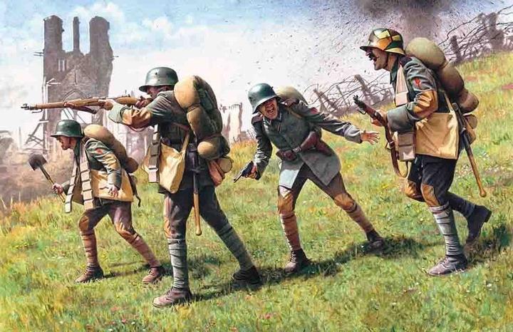 Actual product image ICM German Stormtroopers 1917/18
