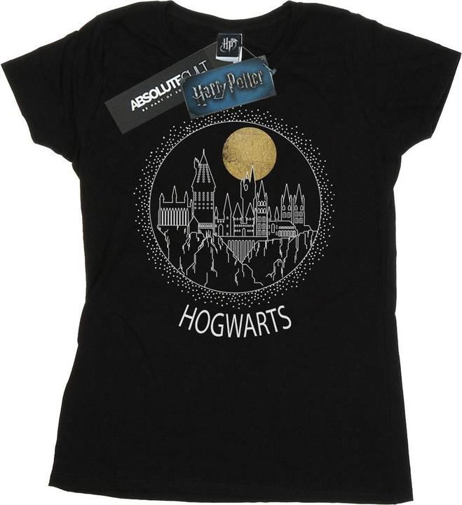 Actual product image Womens/Ladies Hogwarts Circle Cotton T-Shirt (L)