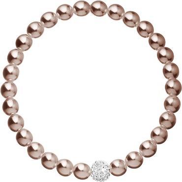Actual product image Evolution Group Luxury pearl bracelet with Preciosa crystals 33115.3 (L)