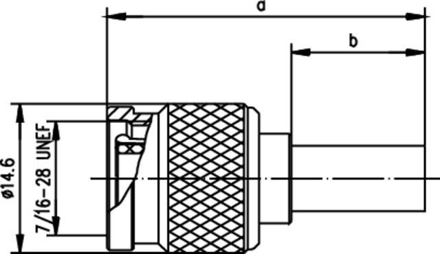 Actual product image Telegärtner TNC plug (Antenna cable)