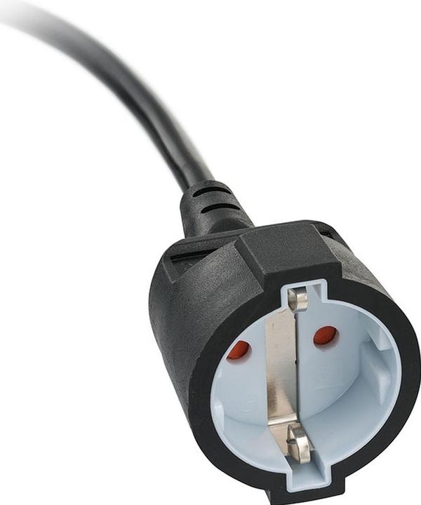 Image du produit Brennenstuhl Rallonge courte avec connecteur plat coudé 10m H05VVV-F3G1.5 noir (10 m, 2 pôles)