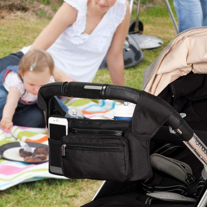 Actual product image Momcozy Stroller Organizer with Cup Holders