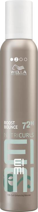 Actual product image Wella Professionals Eimi Boost Bounce Medium Hold Curl Mousse (2 bubbles), 300ml (300 ml, Curling mousse)