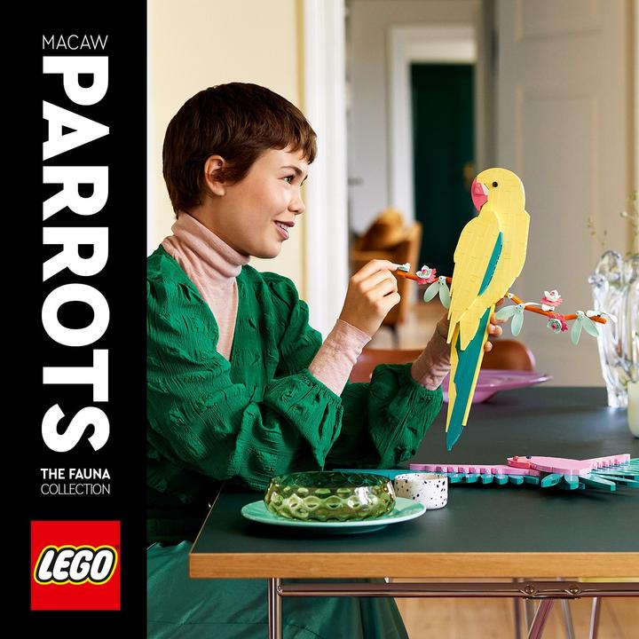 Produktbild LEGO Die Fauna Kollektion - Aras (31211, LEGO Art)