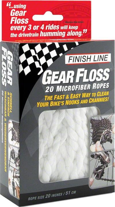 Immagine prodotto Finish Line Cavo per la pulizia del filo interdentale in microfibra (0.00 ml, Spazzola)