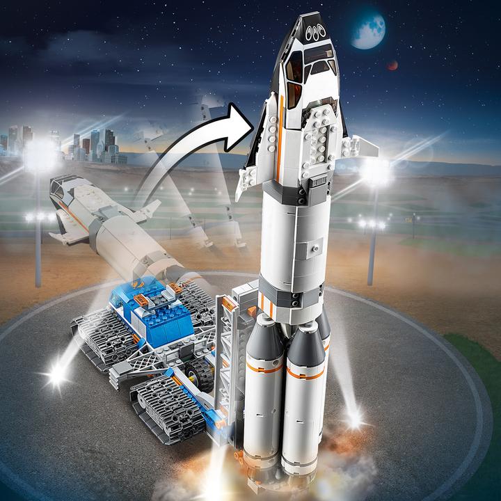 Produktbild LEGO Raketenmontage und Transport (60229, LEGO City)