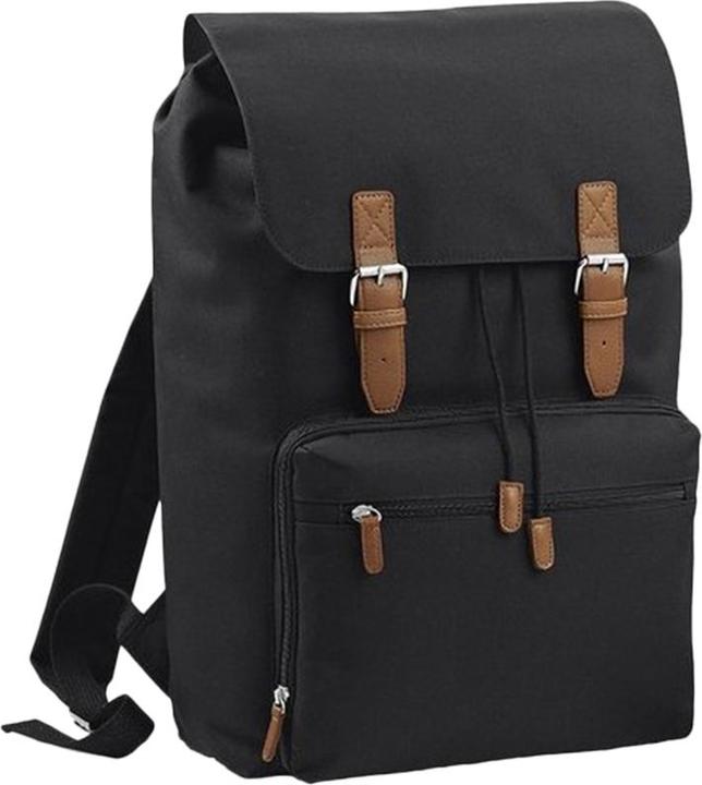 Actual product image Bagbase Heritage Laptop Backpack Rucksack Laptops Up To 17 Inch (2 Piece Pack) (18 l)