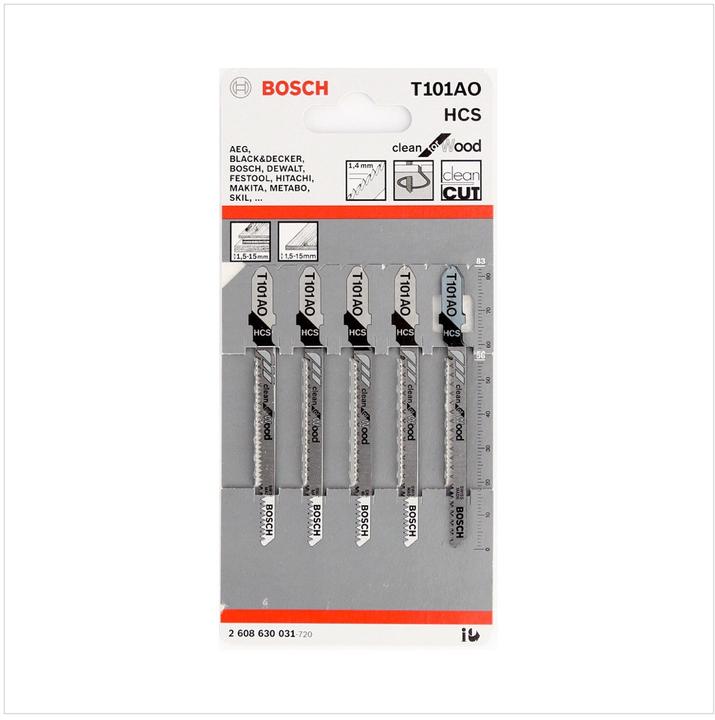 Immagine prodotto Bosch Professional Zubehör Lama per seghetto alternativo T 101 AO, Clean
