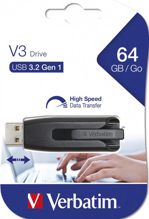 Produktbild Verbatim Store 'n' Go V3 (64 GB, USB-A, USB 3.0)