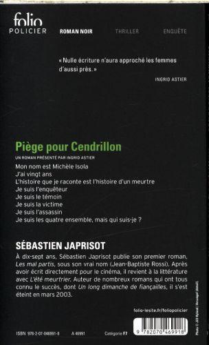 Immagine prodotto Piège pour Cendrillon (Francese, Japrisot Sébastien, 2016)