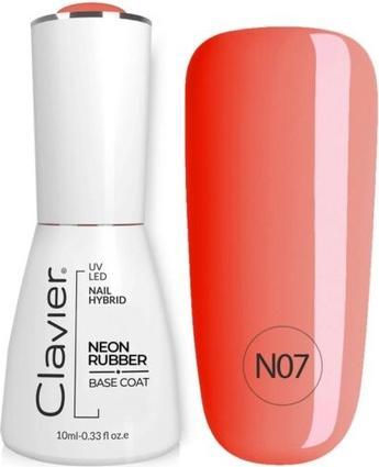 Clavier Luxury Nail Neon Rubber Base N07 10Ml