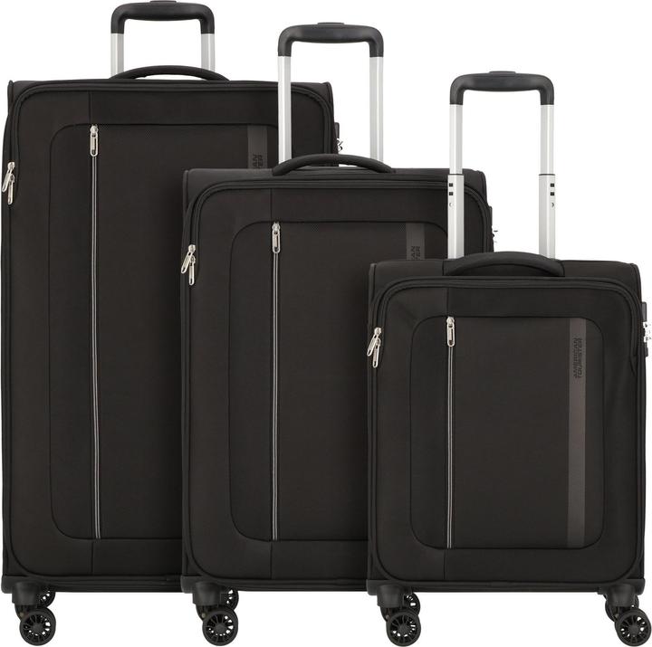 American Tourister Blazing Ride 4 Rollen Kofferset 3-teilig mit Dehnfalte (211 l, XL (ab 115l))