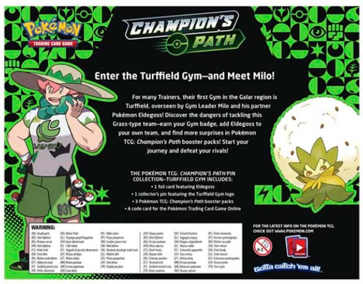 Immagine prodotto Pokémon Collezione di spille Champion's Path (assortite - 1 pezzo) (Inglese, Box Set e Collezione)