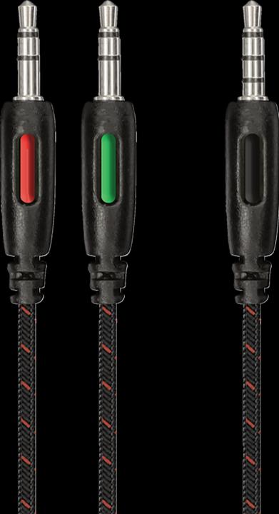 Produktbild Trust Headset GXT 323 Carus Rot/Schwarz (Kabelgebunden)