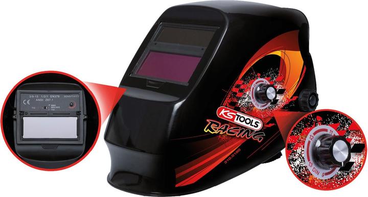 Produktbild KS Tools Automatik-Schweisser-Schutzhelm, Racing Design